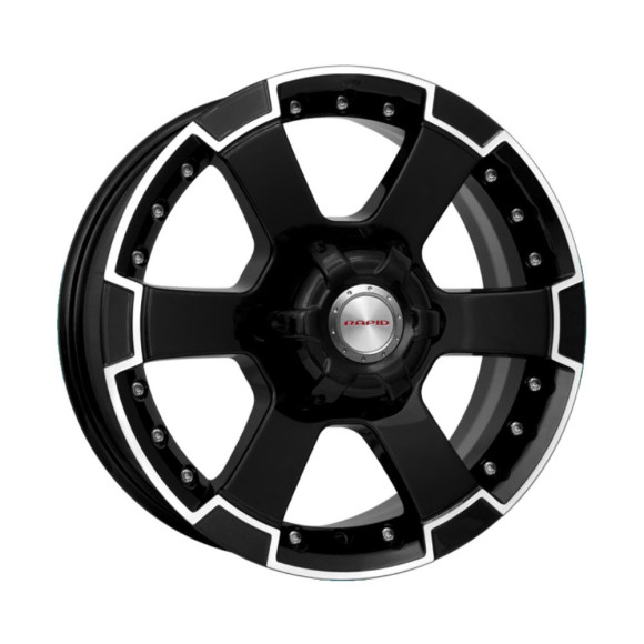 Диски КиК 7,0\R16 6*139.7 ET38 d67.1 Алмаз черный Диски КиК 7,0\R16 6*139.7 ET38 d67.1 Алмаз черный