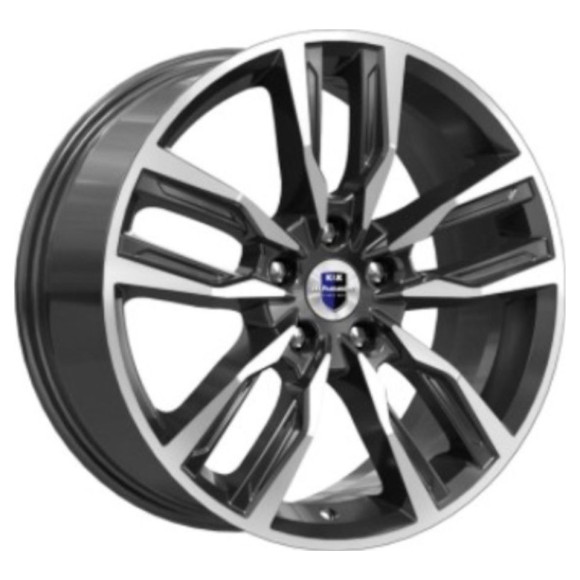 Диски КиК  Борэй (КС901)  8,0\R18 5*112 ET30  d66,6  алмаз чёрный  [75844]  Fb max 750 kg