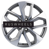 Диски Khomen Wheels 7x17/5x112 ET43 D57,1 KHW1703 (Kodiaq/Tiguan) Gray-FP Диски Khomen Wheels 7x17/5x112 ET43 D57,1 KHW1703 (Kodiaq/Tiguan) Gray-FP