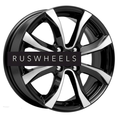 Диски iFree 6x15/4x114,3 ET40 D66,1 Дайс (КС696) Блэк Джек