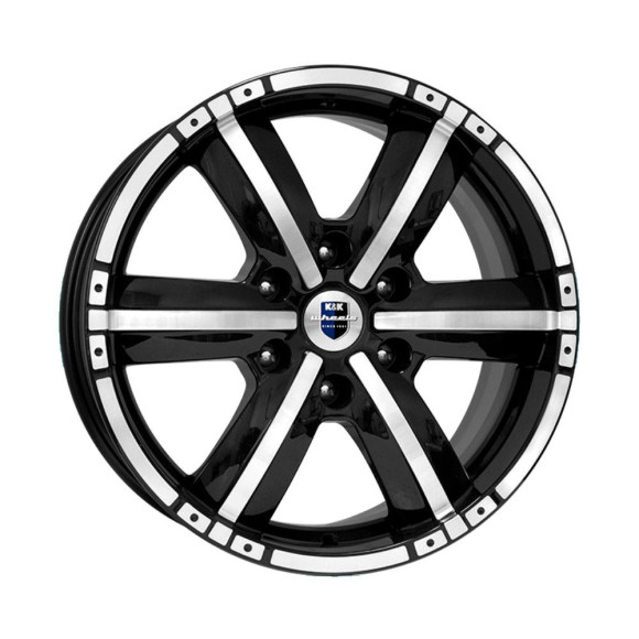 Диски КиК 7.5\R17 6*139.7 ET25 d106.1 Алмаз черный Диски КиК 7.5\R17 6*139.7 ET25 d106.1 Алмаз черный