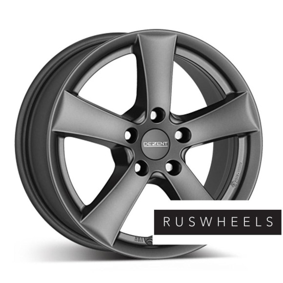 Диски Dezent R17 / 7.5J PCD 5x112 ЕТ 48 ЦО 70.1 TX graphite