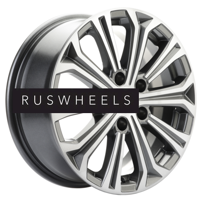 Диски Khomen Wheels 6,5x16/5x114,3 ET46 D67,1 KHW1610 (Mitsubishi) Gray-FP Диски Khomen Wheels 6,5x16/5x114,3 ET46 D67,1 KHW1610 (Mitsubishi) Gray-FP