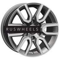 Диски Khomen Wheels 8x17/6x139,7 ET38 D67,1 KHW1723 (L200) Gray-FP