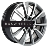 Диски Khomen Wheels 7x18/5x114,3 ET37 D66,5 KHW1802 (Dargo/Jolion) Gray-FP