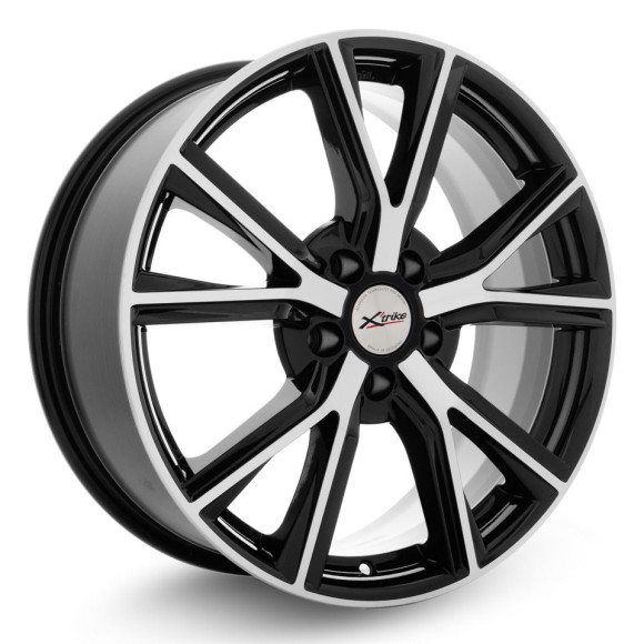 Диски Xtrike 7.5\R18 5*108 ET38 d54.1 BK/FP Диски Xtrike 7.5\R18 5*108 ET38 d54.1 BK/FP