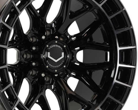 Диски Vossen HFX-1 22x10, Цвет: Tinted Gloss Black (8 болтов) Диски Vossen HFX-1 22x10, Цвет: Tinted Gloss Black (8 болтов)