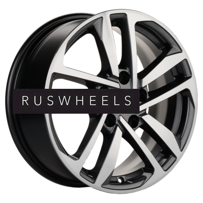 Диски Khomen Wheels 6,5x16/5x114,3 ET47 D66,1 KHW1612 (Fluence/Juke) Gray-FP Диски Khomen Wheels 6,5x16/5x114,3 ET47 D66,1 KHW1612 (Fluence/Juke) Gray-FP
