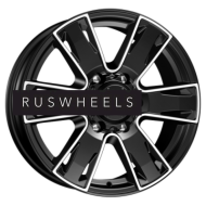 Диски КИК 7x17/6x139,7 ET30 D106,1 Севенна (КС726) Алмаз черный Диски КИК 7x17/6x139,7 ET30 D106,1 Севенна (КС726) Алмаз черный