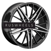 Диски LS FlowForming 8x18/5x108 ET36 D65,1 RC76 BKF (конус, Колпак+лого)