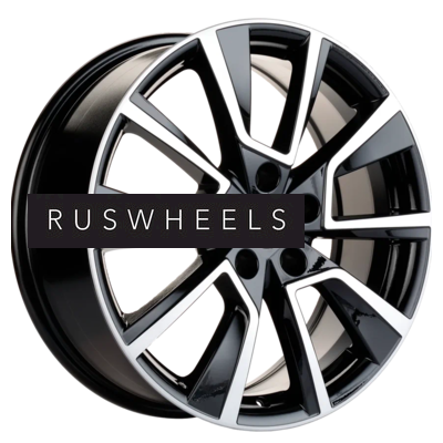 Диски Khomen Wheels 7x18/5x114,3 ET50 D54,1 KHW1802 (Coolray) Black-FP Диски Khomen Wheels 7x18/5x114,3 ET50 D54,1 KHW1802 (Coolray) Black-FP