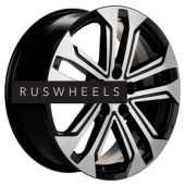 Диски Khomen Wheels 7x18/5x114,3 ET37 D66,5 KHW1803 (Dargo/Jolion) Black-FP Диски Khomen Wheels 7x18/5x114,3 ET37 D66,5 KHW1803 (Dargo/Jolion) Black-FP