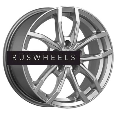 Диски КИК 6,5x15/5x114,3 ET42 D67,1 Фрост (КС1048) Дарк платинум Диски КИК 6,5x15/5x114,3 ET42 D67,1 Фрост (КС1048) Дарк платинум