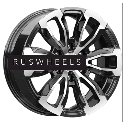 Диски КИК 7,5x18/6x139,7 ET36 D100,1 Меконг (КС959) Алмаз черный Диски КИК 7,5x18/6x139,7 ET36 D100,1 Меконг (КС959) Алмаз черный