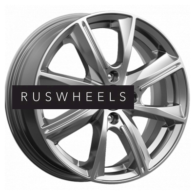 Диски КИК 6x15/4x100 ET50 D60,1 Арнар-оригинал (КС890) Дарк платинум Диски КИК 6x15/4x100 ET50 D60,1 Арнар-оригинал (КС890) Дарк платинум