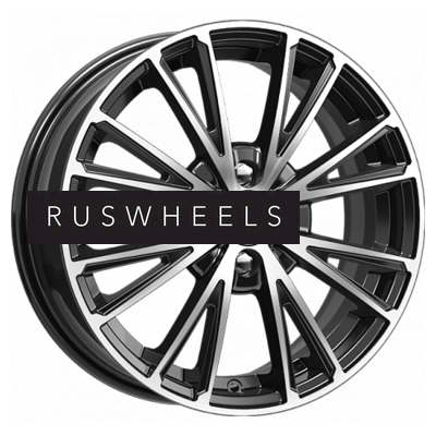 Диски K&K 6x16/4x100 ET45 D67,1 Меандр (КС879) Алмаз черный SK Диски K&K 6x16/4x100 ET45 D67,1 Меандр (КС879) Алмаз черный SK