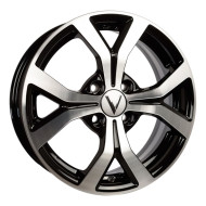 Диски Вектор 6,0\R15 4*100 ET48 d54.1 Алмаз черный