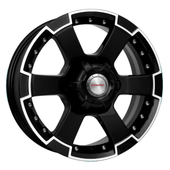 Диски КиК 7,0\R16 6*139.7 ET38 d92.5 Алмаз черный