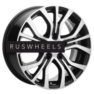 Диски Khomen Wheels 6,5x16/5x110 ET43 D65,1 KHW1608 (Opel Zafira) Black-FP Диски Khomen Wheels 6,5x16/5x110 ET43 D65,1 KHW1608 (Opel Zafira) Black-FP