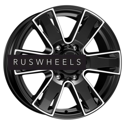 Диски КИК 7x17/6x139,7 ET38 D67,1 Севенна (КС726) Алмаз черный Диски КИК 7x17/6x139,7 ET38 D67,1 Севенна (КС726) Алмаз черный