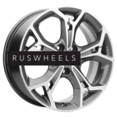 Диски Khomen Wheels 7x17/5x114,3 ET48 D67,1 KHW1702 (Kia K5) Gray-FP Диски Khomen Wheels 7x17/5x114,3 ET48 D67,1 KHW1702 (Kia K5) Gray-FP