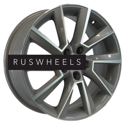 Диски Khomen Wheels 6x16/5x100 ET38 D57,1 KHW1604 (Kamiq/Rapid/Scala) F-Silver-FP