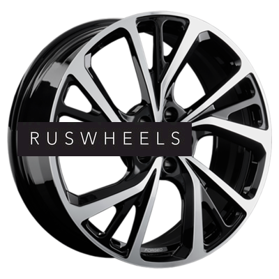 Диски LS Forged 8x19/5x120 ET41 D72,6 LS FG22 BKF (конус, C570)