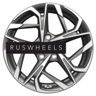 Диски Khomen Wheels 7x17/5x110 ET46 D63,3 KHW1716 (Changan CS35 Plus) Gray-FP Диски Khomen Wheels 7x17/5x110 ET46 D63,3 KHW1716 (Changan CS35 Plus) Gray-FP