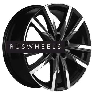 Диски Khomen Wheels 7,5x19/5x100 ET28 D57,1 KHW1905 (FAW Bestune T77) Black-FP Диски Khomen Wheels 7,5x19/5x100 ET28 D57,1 KHW1905 (FAW Bestune T77) Black-FP
