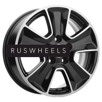 Диски Khomen Wheels 6,5x16/5x110 ET46 D63,3 KHW1601 (Changan CS35) Black-FP Диски Khomen Wheels 6,5x16/5x110 ET46 D63,3 KHW1601 (Changan CS35) Black-FP