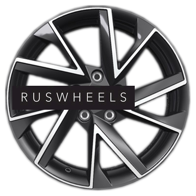 Диски Khomen Wheels 7x17/5x112 ET49 D57,1 KHW1714 (Octavia) Black-FP Диски Khomen Wheels 7x17/5x112 ET49 D57,1 KHW1714 (Octavia) Black-FP