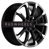 Диски Khomen Wheels 7,5x18/5x114,3 ET45 D60,1 KHW1808 (Geely Atlas/Atlas Pro/Lifan Myway) Black-FP Диски Khomen Wheels 7,5x18/5x114,3 ET45 D60,1 KHW1808 (Geely Atlas/Atlas Pro/Lifan Myway) Black-FP