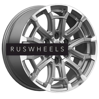 Диски СКАД 8x18/6x139,7 ET38 D67,1 Авилис (КЛ374) Алмаз графит