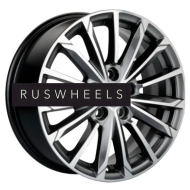Диски Khomen Wheels 6,5x16/5x112 ET39,5 D66,6 KHW1611 (Actyon) G-Silver-FP Диски Khomen Wheels 6,5x16/5x112 ET39,5 D66,6 KHW1611 (Actyon) G-Silver-FP