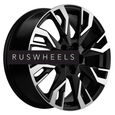 Диски Khomen Wheels 7x18/5x112 ET43 D57,1 KHW1809 (Kodiaq/Tiguan) Black-FP Диски Khomen Wheels 7x18/5x112 ET43 D57,1 KHW1809 (Kodiaq/Tiguan) Black-FP