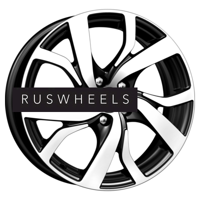 Диски КИК 6,5x16/5x112 ET50 D57,1 Палермо-оригинал (КС607) Алмаз черный