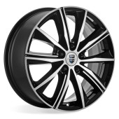 Диски КиК  Арнар (КС896)  7,0\R17 5*112 ET45  d66,6  Алмаз черный  [75584]  <С>  Fb max 725 kg