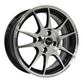 Диски Megami 6,0\R15 4*100 ET46 d54.1 BKF Диски Megami 6,0\R15 4*100 ET46 d54.1 BKF