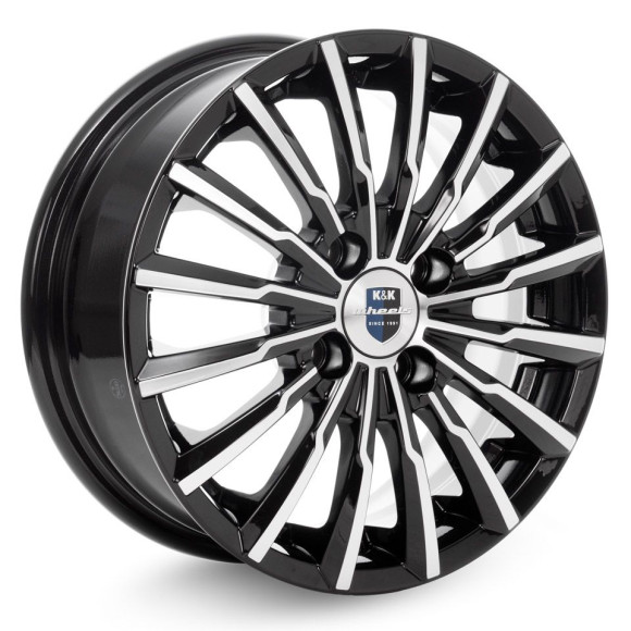 Диски КиК  Акцент-оригинал (КС641)  5,5\R14 4*100 ET46  d54,1  Алмаз черный  [r28263]