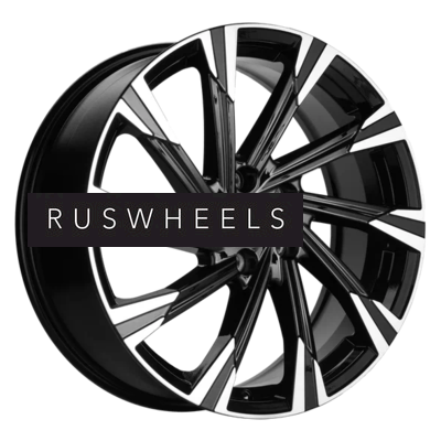 Диски Khomen Wheels 7,5x19/5x114,3 ET40 D66,6 KHW1901 (Haval Dargo) Black-FP