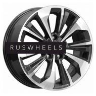 Диски КИК 7x17/5x112 ET45 D57,1 Авиор (КС936) Алмаз черный