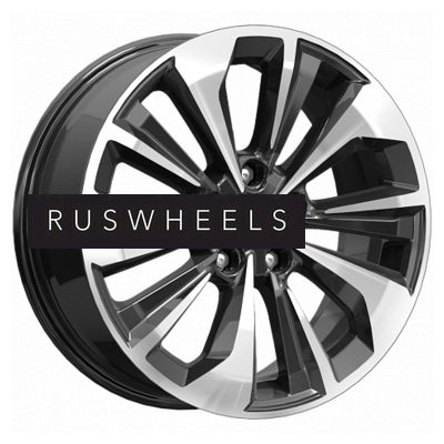 Диски КИК 7x17/5x112 ET45 D57,1 Авиор (КС936) Алмаз черный