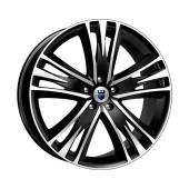 Диски КиК 8.5\R20 5*114.3 ET38 d60.1 Алмаз черный Диски КиК 8.5\R20 5*114.3 ET38 d60.1 Алмаз черный