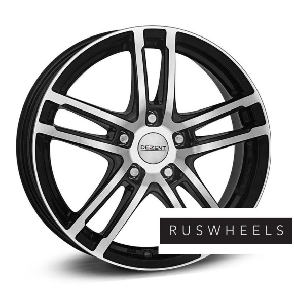 Диски Dezent R18 / 7.5J PCD 5x114.3 ЕТ 38 ЦО 71.6 TZ dark