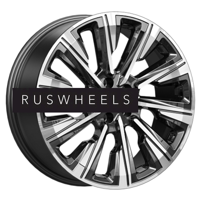 Диски КИК 7,5x19/5x108 ET33 D67,1 Галего (КС1039) Алмаз черный